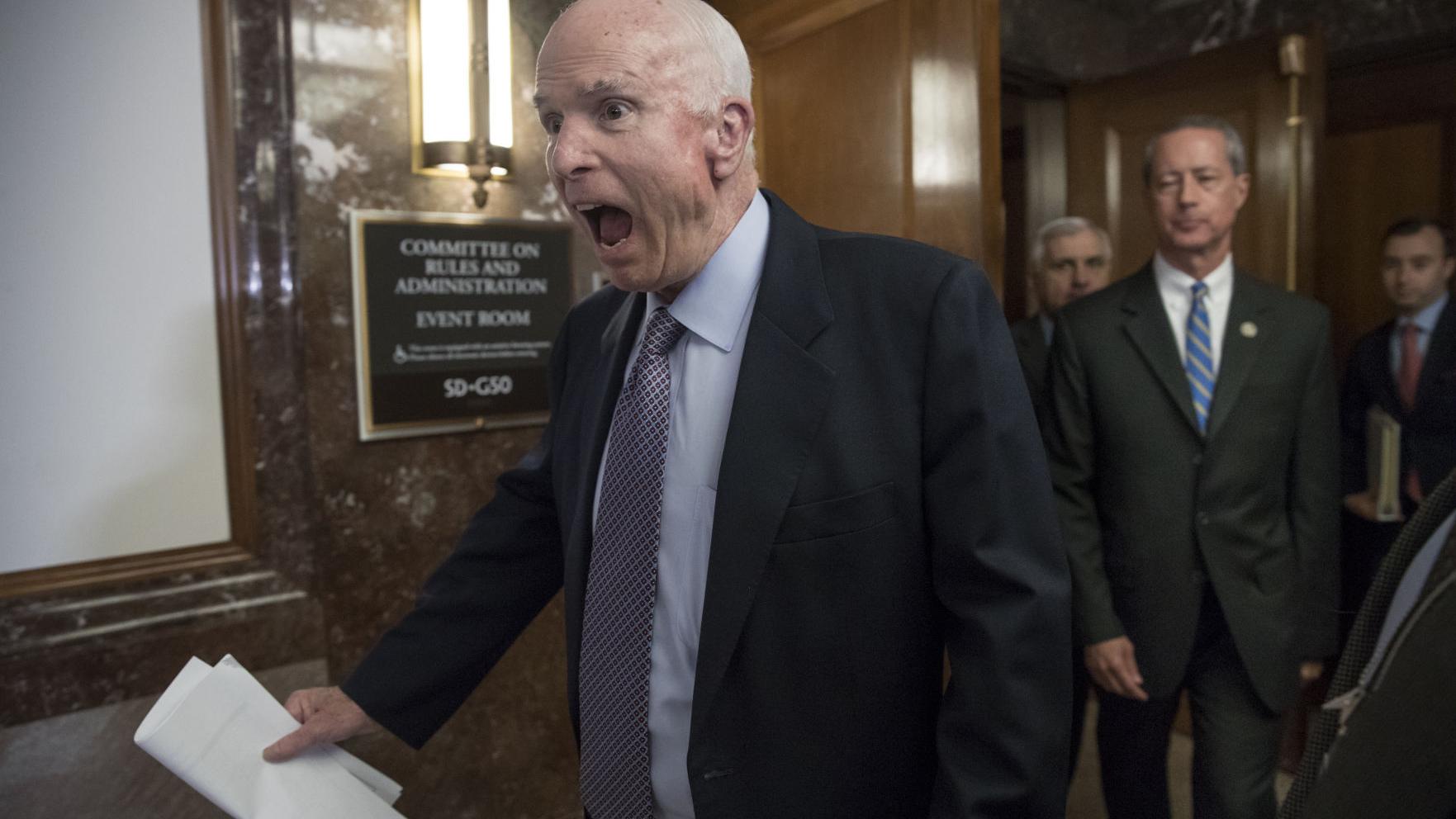 John McCain had a 'wicked' wit that he often aimed at himself